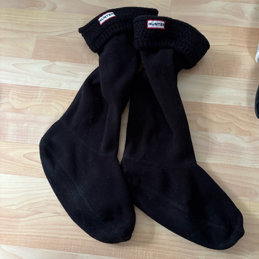 Hunter Classic Black Womens boot socks